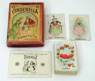1895 Cinderella Card Game Parker Brothers  
