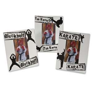  Martial Arts Karate Decorative Frames   BLACK BELT ONLY 