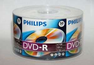 600 PHILIPS Logo 16X DVD R DVDR Recordable Blank Disc Media 4.7GB 