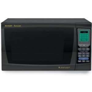 1200 Watt 1.6 cu. ft. Microwave Oven in Black (Sharp 