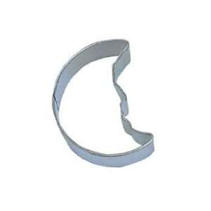 Man in the Moon cookie cutter constructed of tinplate steel. Hand 