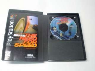 Original The Need For Speed PS1 Game Retro Long Box 014633076578 