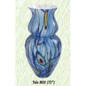  Yola Vase Hand Blown Modern Glass Vase