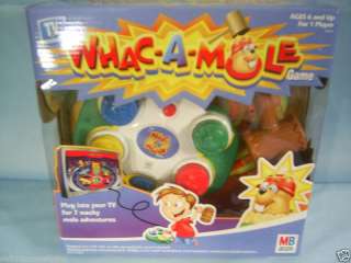 WHAC A MOLE Plug N Play TV Game 7 WHACKY ADVENTURES New  