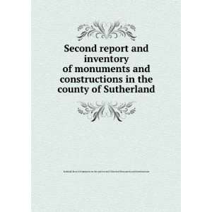  Second report and inventory of monuments and constructions 