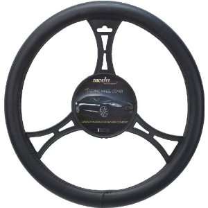  Moda Motorsports 9012 Black Medium Smooth Leather Steering 