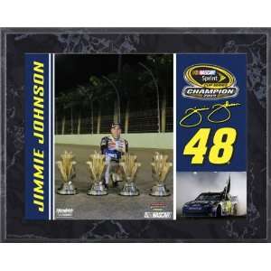  Mounted Memories Jimmie Johnson 2009 Sprint Cup Champion 