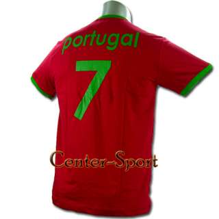Portugal Maroon Soccer T Shirt Football Top L / P44  