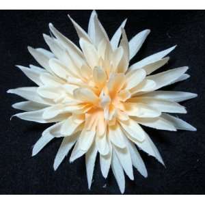  Fall Ivory Cream Mum Flower Hair Clip and Pin Beauty