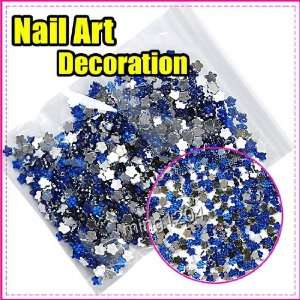  Mini Blue Flowers 3d Decoration Nail Art Wheel 264 Beauty
