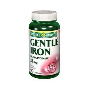  NATURES BOUNTY GENTLE IRON GLYCINATE 28MG 90CP by NATURES 