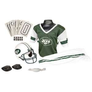   York Jets Youth NFL Deluxe Helmet and Uniform Set