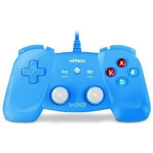  Wing Wired Classic Game Controller for Nintendo Wii   Blue 