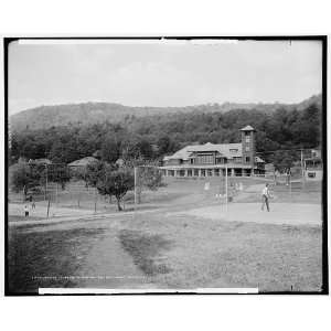   Bay Association from boat house,Lake George,N.Y.