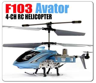 F103 Avator 4CH Metal Mini 4 ch RC Helicopter Gyro RTF  
