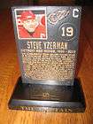 STEVE YZERMAN HALL OF FAME PLAQUE DETROIT RED WINGS