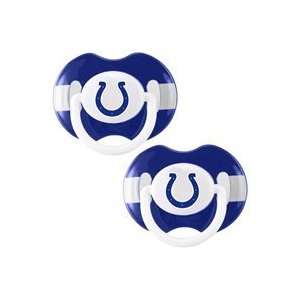  NFL Pacifiers 2 Pack Safe BPA Free (Indianapolis Colts 