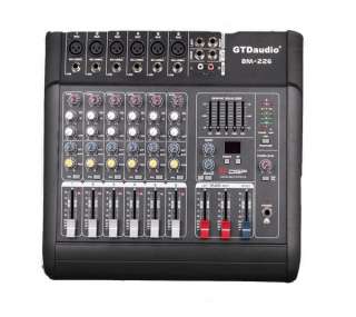 Powered Mixer Mixing Power Amp Amplifier Pa System  