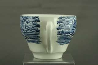 Vintage China Lot Tea Cups Liberty Blue Paul Revere Historic Colonial 