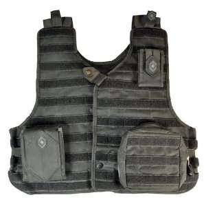   Shell Heavy Vest Paintball Commander Set   Black