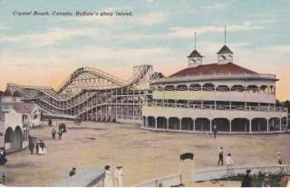 Roller Coaster at Crystal Beach Amusement Park Ontario DB  