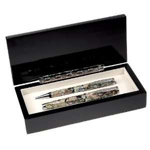  Mother of Pearl & Abalone Dual Pen Set