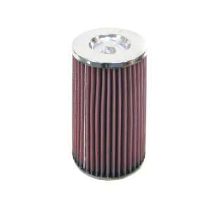  Chrome Round Tapered Universal Air Filter Automotive