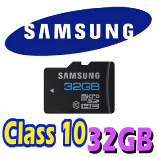 SAMSUNG 32GB 32G Class 10 Micro SD Micro SDHC TF Memory Card + Adapter 