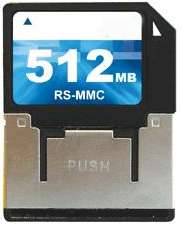   ) MiniSD ( with adapter ) RS MMC read up to 64GB High Speed 150X