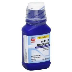  Rite Aid Milk of Magnesia, 1200 mg, Original Flavor, 12 oz 