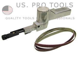 US Pro 10mm Mini Air Belt Sander with 3 Sanding Belts  