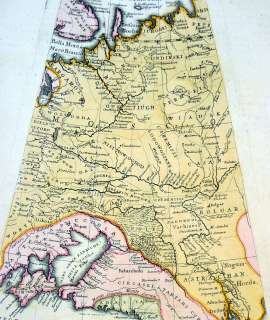   Antique Map Globe Gore Section Russia Crimea Turkey Saudi Arabia