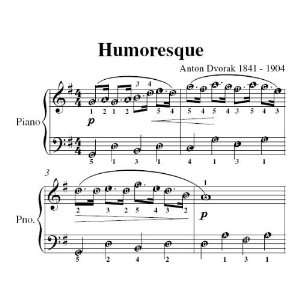    Humoresque Dvorak Easy Piano Sheet Music Anton Dvorak Books