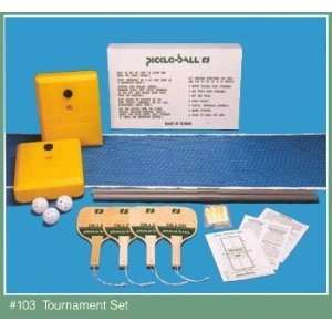  Pickleball Inc Tournament Pickleball Set With Net & 4 