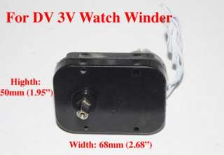 NEW Mabuchi DC 3V Motor & 10RPM Gearbox for Watch Winder  