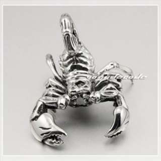 Cool 316L Stainless Steel Scorpion Pendant 4S024  