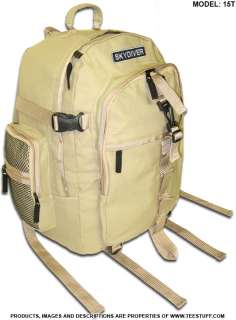 SKYDIVER Backpack Book Bag Parachute Rig Gear NEW 15T  