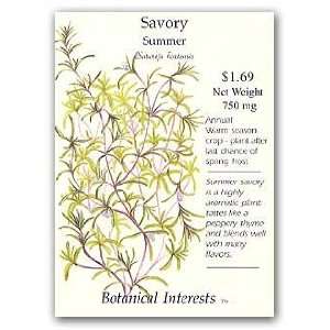  Savory Summer Seeds Patio, Lawn & Garden
