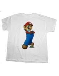 Super Mario Brothers Attitude Pose Nintendo Youth T Shirt Tee