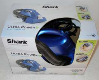 Shark Ultra Power Bagless Hand Vacuum Blue Motorized Brush Pet Hair 