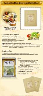 SKIN FOOD] SKINFOOD Ancient Rice Mask Sheet  1 Sheet  