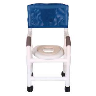 MJM PVC 115 3TW RH Medical Shower Chair Commode Seat  