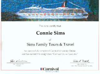   contact connie sims mcc or bob sims acc to book your next cruise click