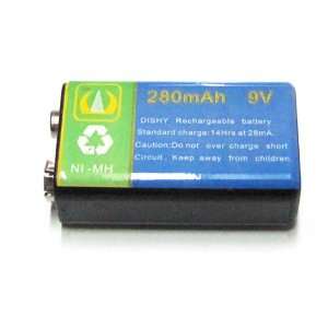   9v 280mah 280mah Ni mh Battery Nimh Pp3 Batteries Electronics