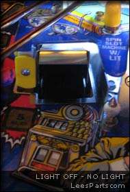 Slot Machine Kickout Light   Blue   Twilight Zone Pinball TZ  