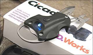 CRKT i.D. Works Cicada LED, Bottle Opener, Knife NEW  