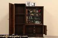 Art Deco Display or China Cabinet, Bookcase  
