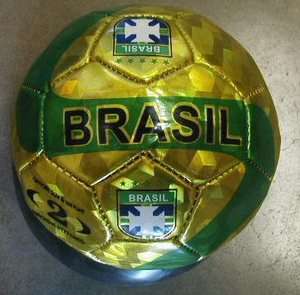 Brazil Metallic Skills Soccer Ball. Size #2  