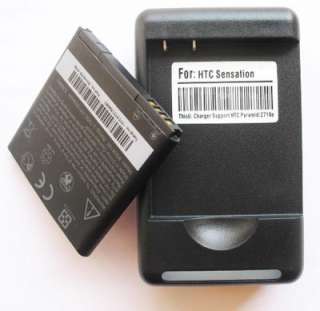 Battery & Charger HTC Amaze 4G, Sensation XL XE Runnymede Radar C110e 