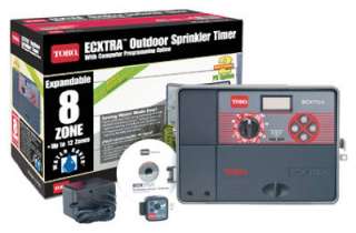 Toro 53795 Ecxtra 8 Zone Outdoor Sprinkler Timer  
